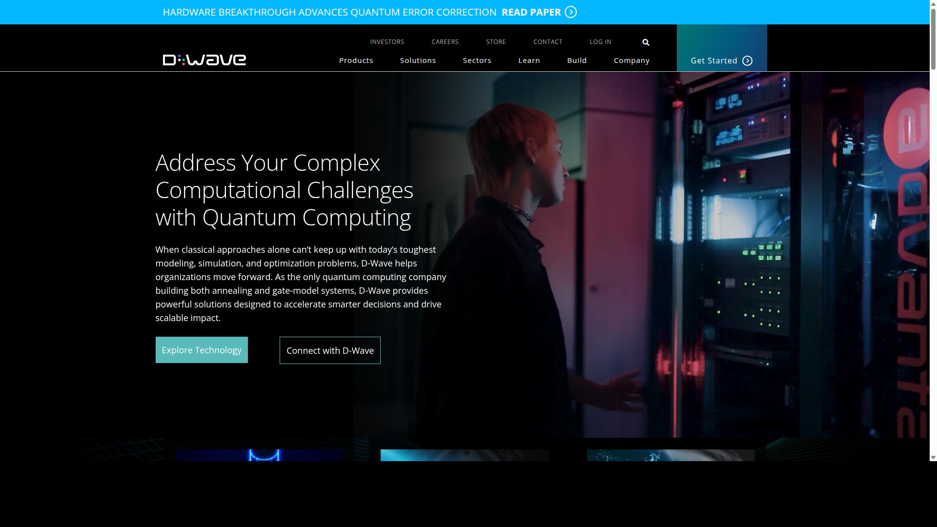 D-Wave Quantum Inc website